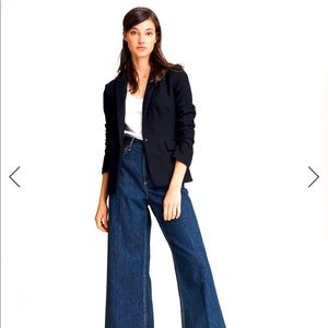 Rag & Bone Black Wool Tailored Womens Lexington Blazer Sz 4 NWT